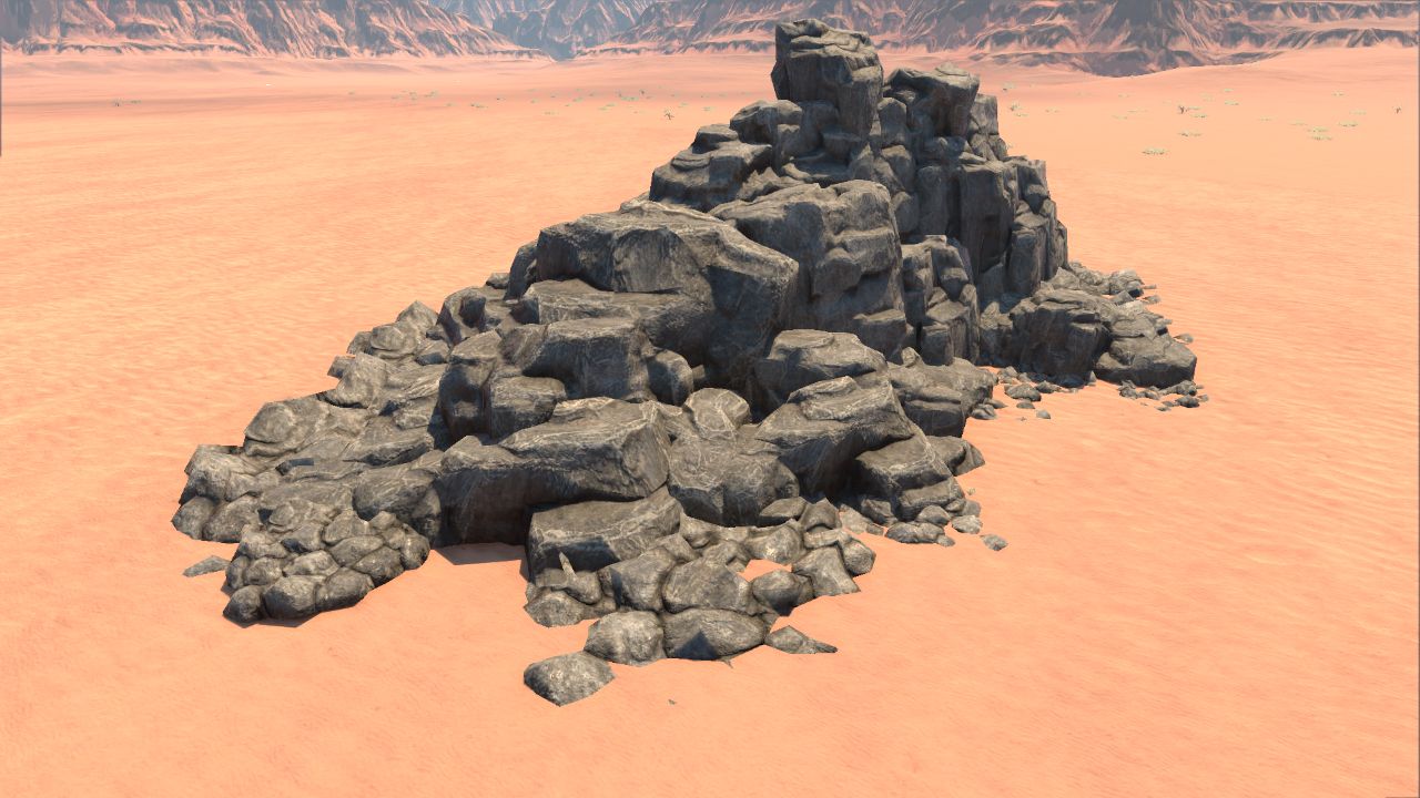 Rock cluster