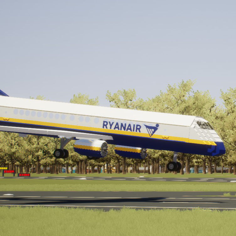 Softbody AIR LINER Boeing 797-8 Ryanair [REMASTERED]