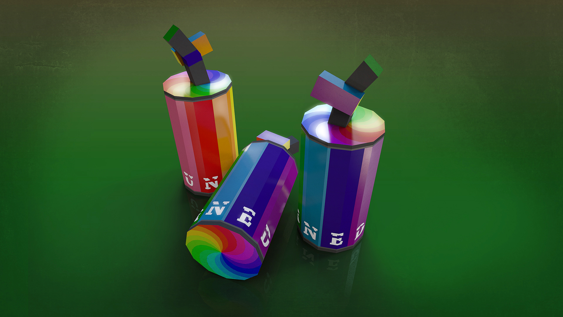 Blowtorch - Rainbow theme
