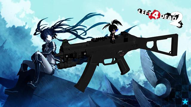Black Rock Shooter ump(uzi) – Left 4 Dead 2 Mod