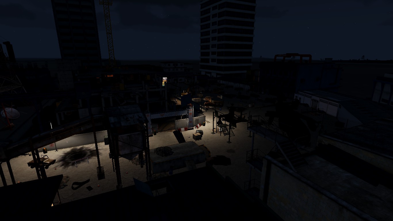 Blacklight Construction Site