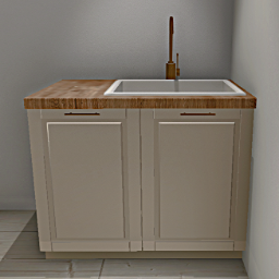 Linnea Kitchen sink 100 cm Beige