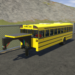 Gooseneck School Bus Trailer