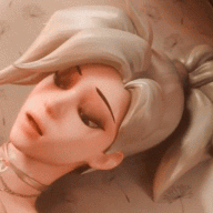 天使 Mercy overwatch 守望先锋 Visualoos Mercy-on-the-bed