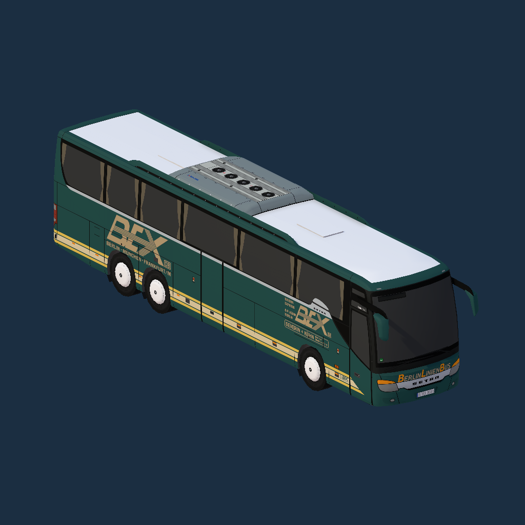 Setra S 416 GT-HD (3-A) - BEX Grün