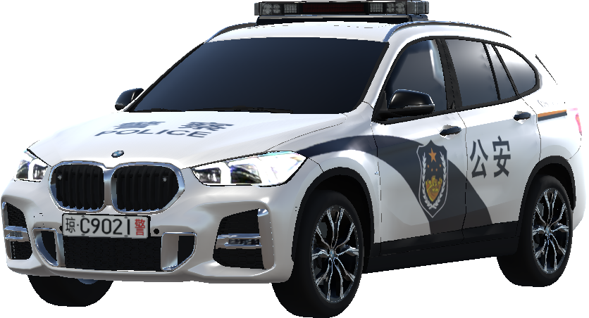 Chinese police car livery