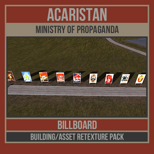 Billboard - Acaristan Ministry of Information - Propaganda Division