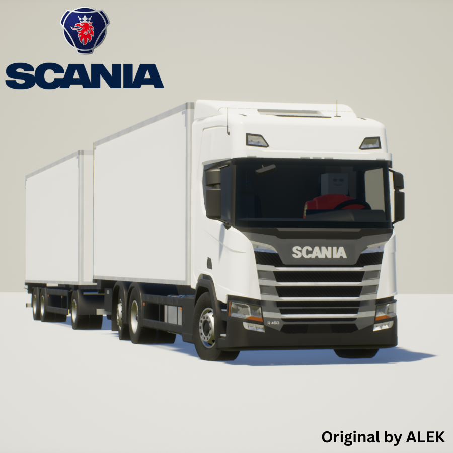 2020 Scania R450 6x2/4 Box + Trailer