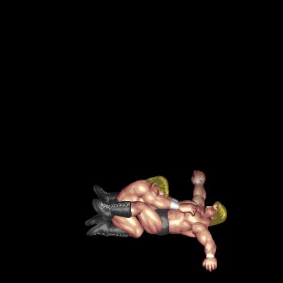 Kneeling Two-Hand Chokeslam