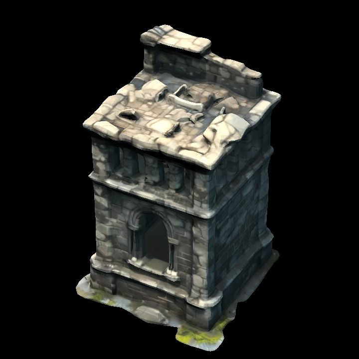 Ruined stone tower 1
