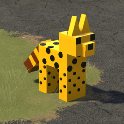 Blocky Animals - Serval