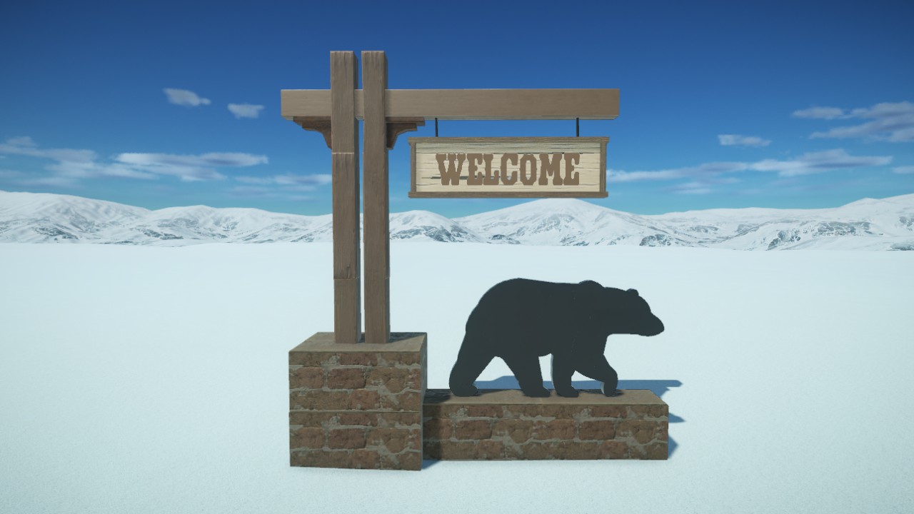 Rustic Park Sign
