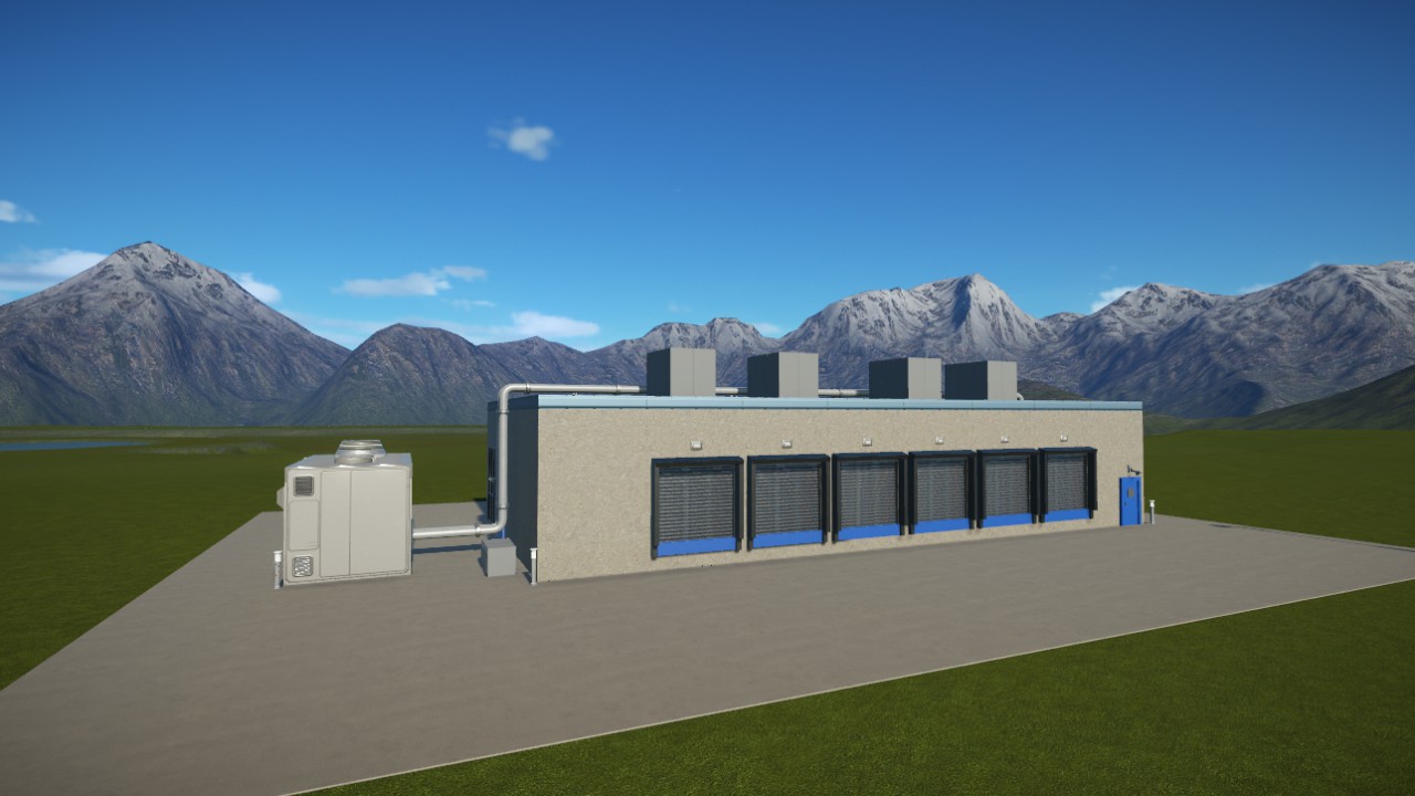 Staff  & Warehouse Building