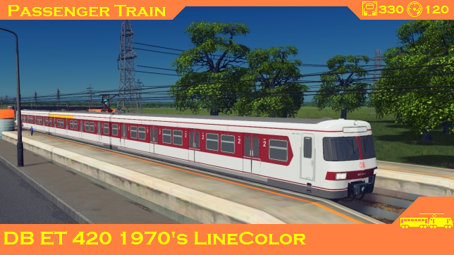 Train: DB ET 420 1970's LineColor