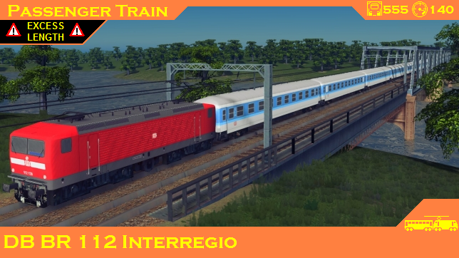Train: DB BR 112 (Ost) InterRegio