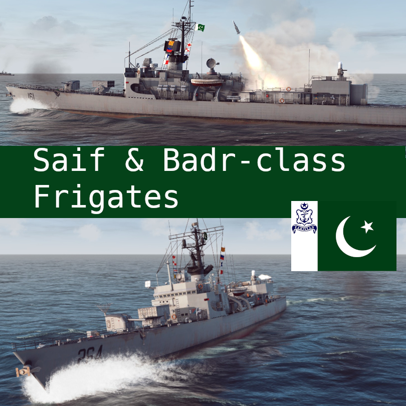 Saif-class and Badr-class Frigates MOD
