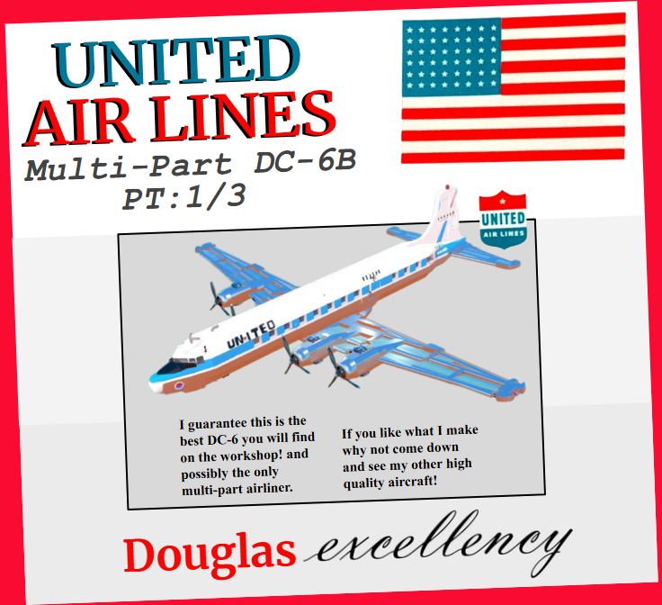 Douglas DC-6B Cloudmaster (United Air) part 1