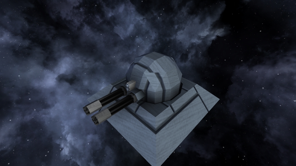 Mk-61 CIWS 球状連装機関砲塔