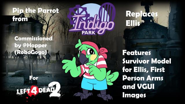 Pip the Parrot Replaces Ellis