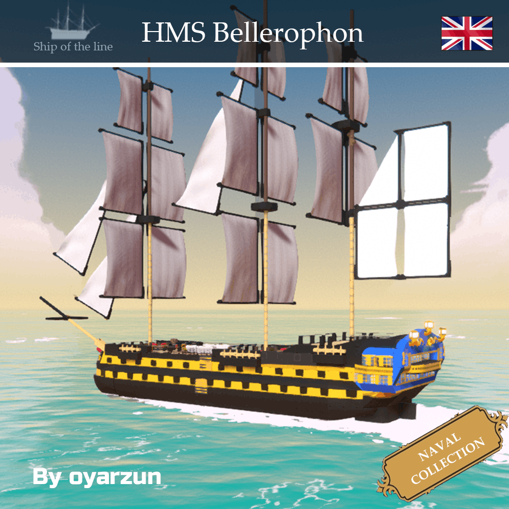 British ship HMS Bellerophon