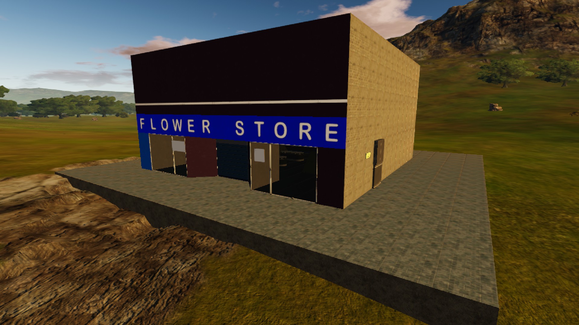 Shops Block Flower Store