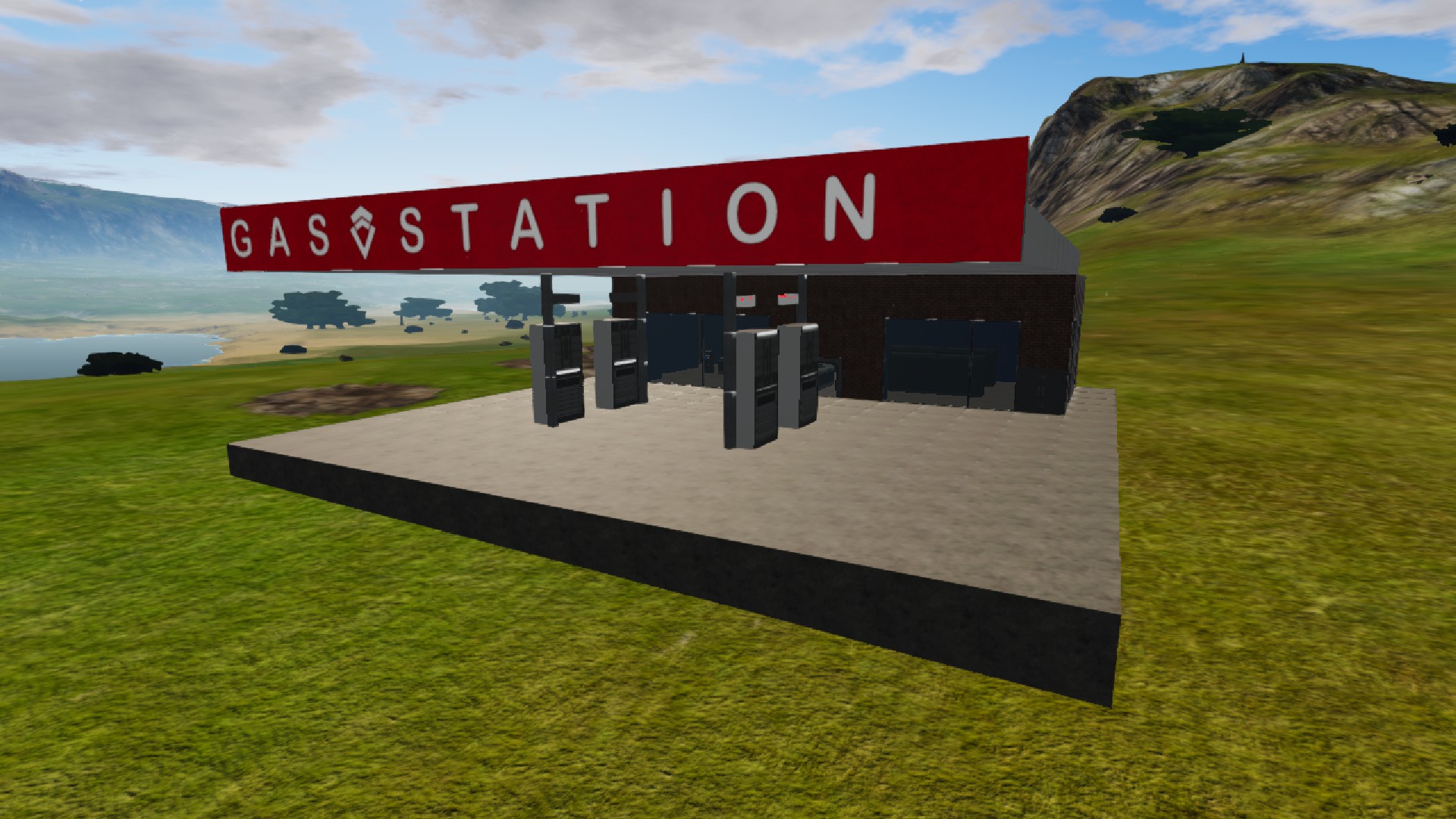Shop  Gas Station