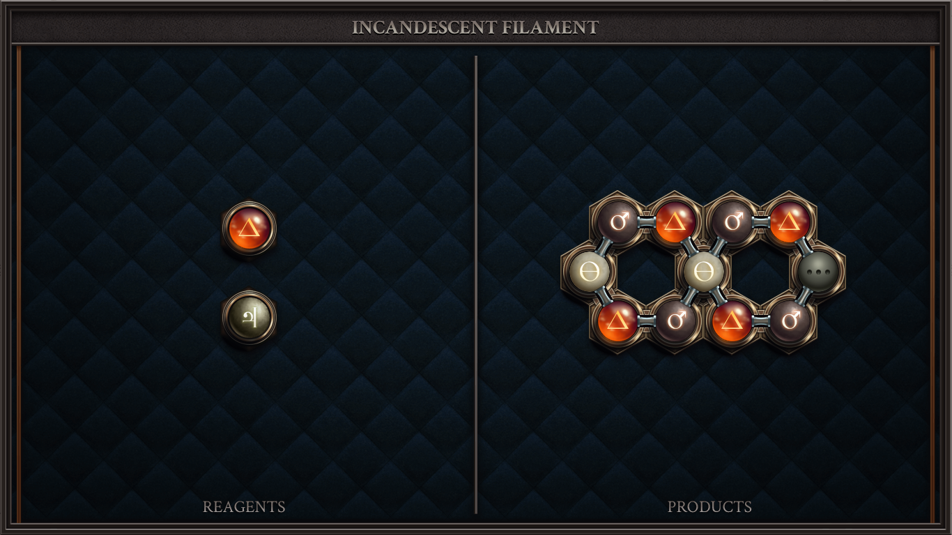 INCANDESCENT FILAMENT