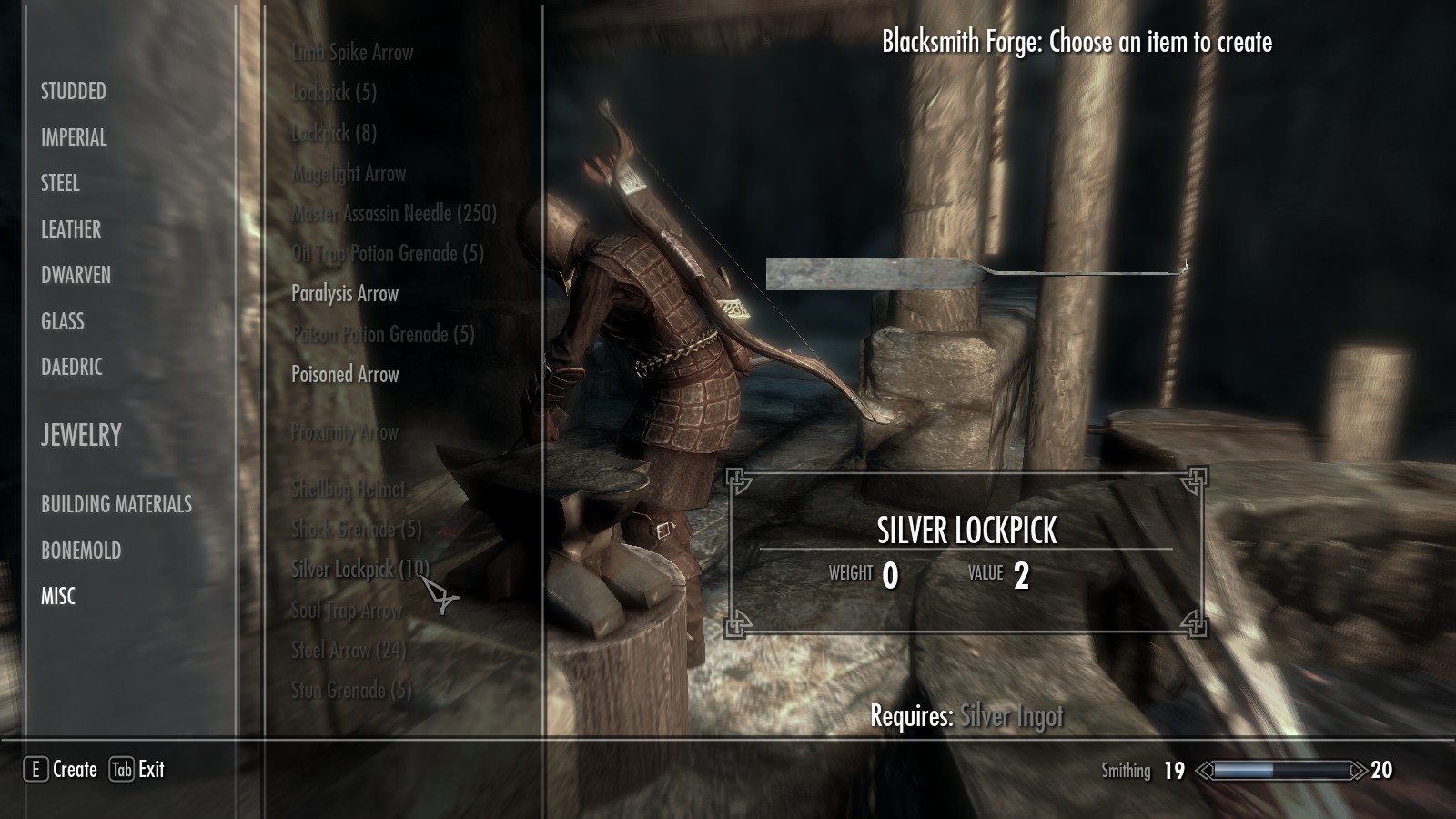 Craftable Silver Lockpicks