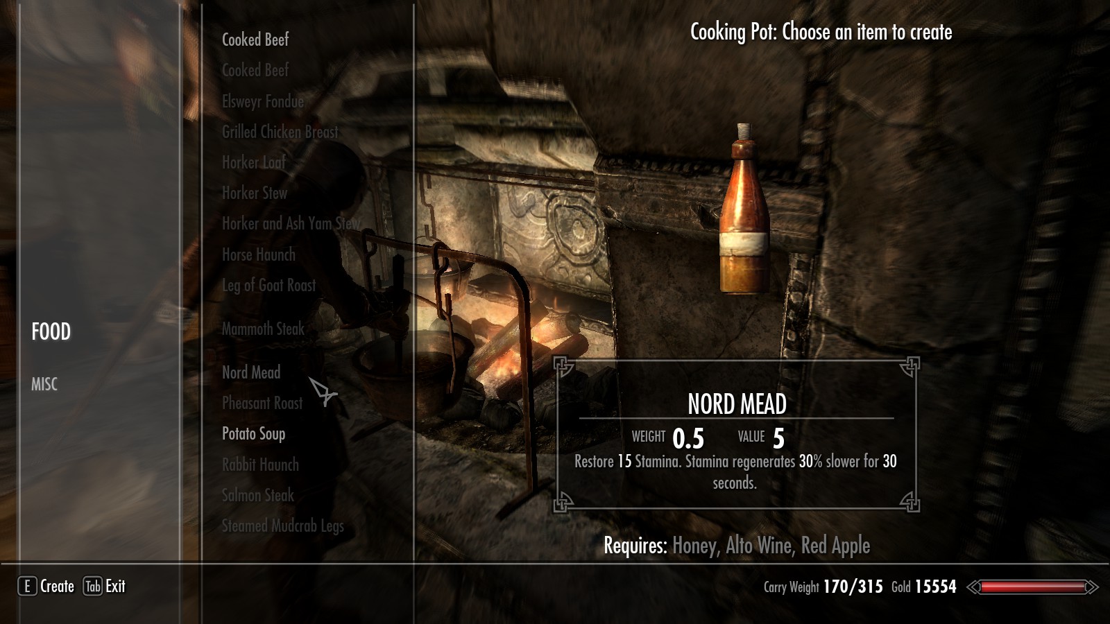 Craftable Mead