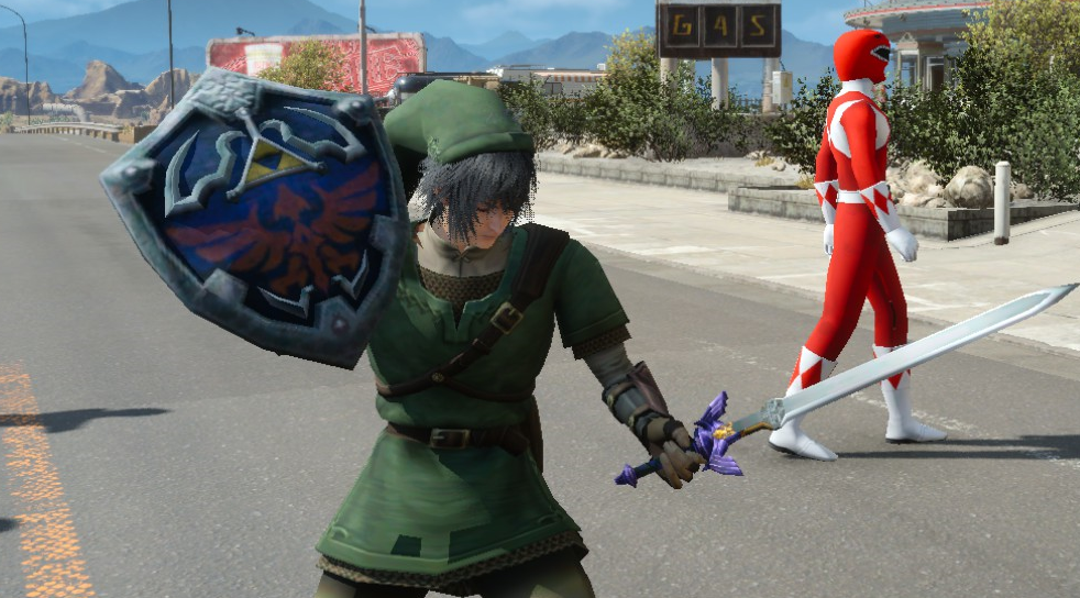 Twlight Master Sword and Hyrule Shield (Dagger)