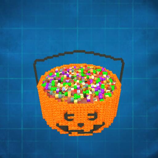 Halloween Trick or Treat Candy Pail