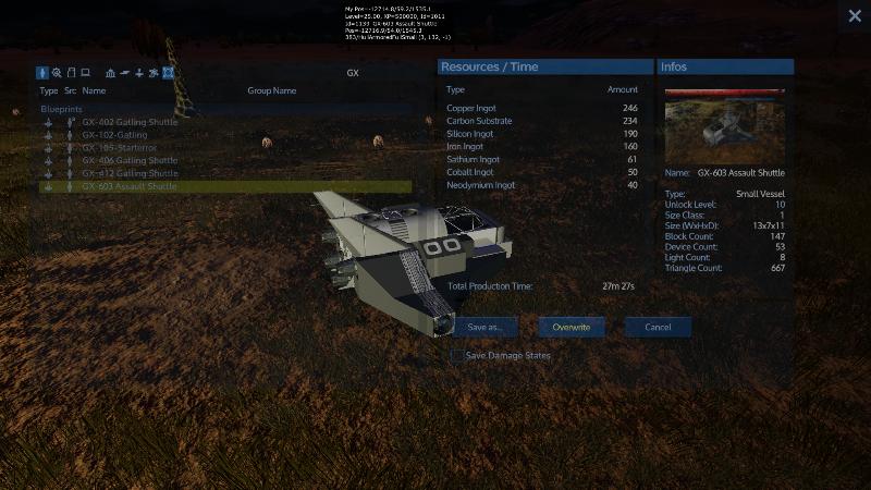 GX-603 Assault Shuttle
