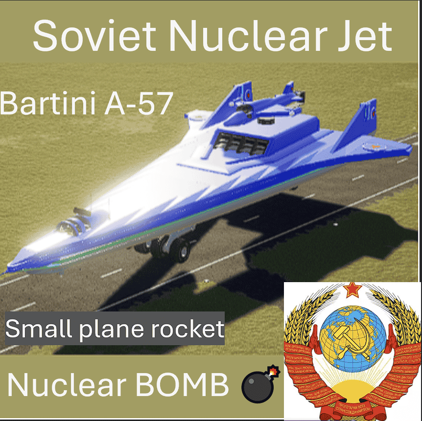Soviet nuclear supersonic jet bomber A-57