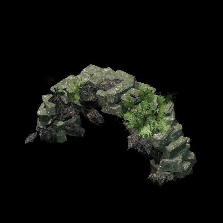 Jungle Ruins - arch 3 A
