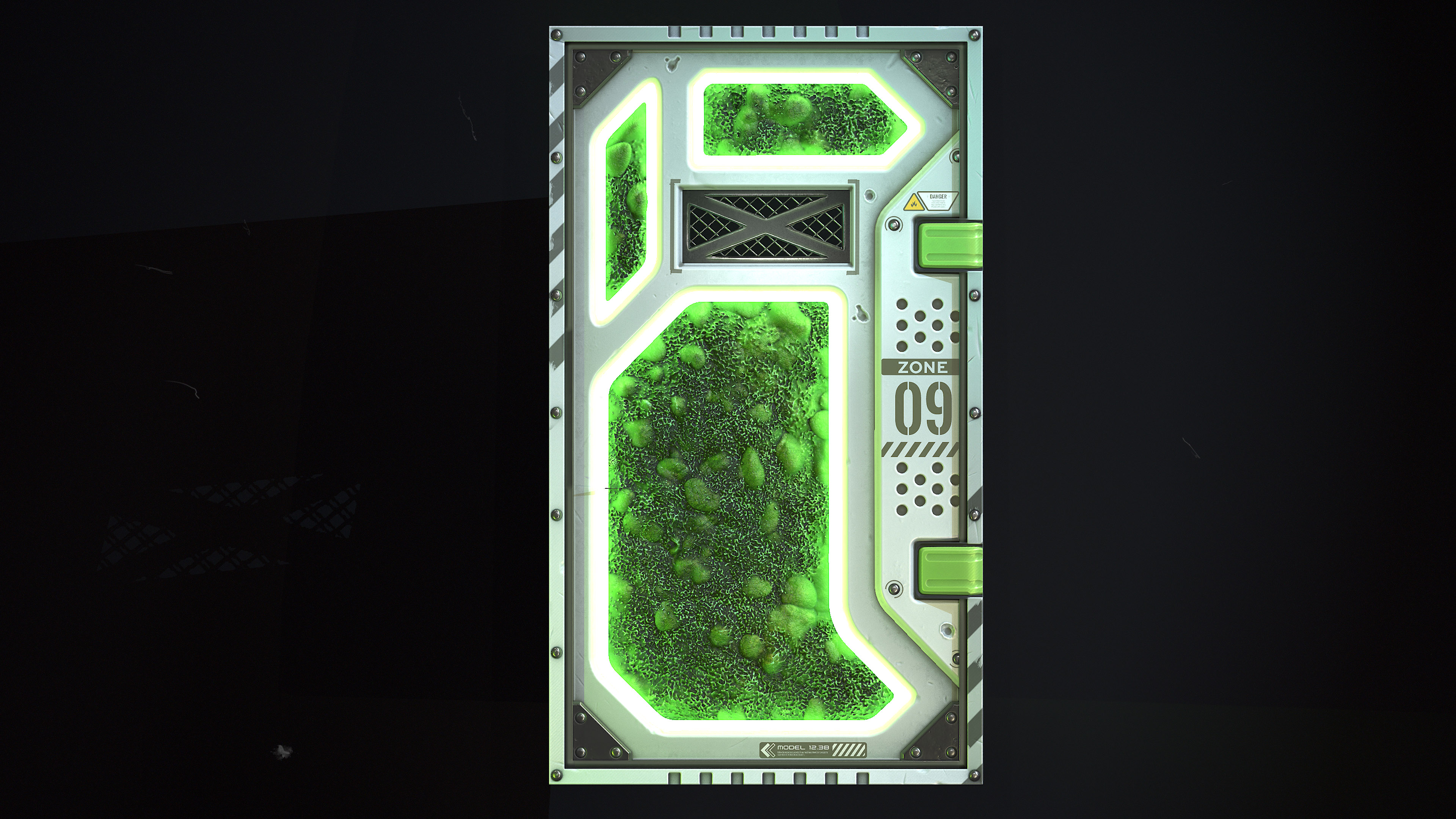 Greening Area Armored Door