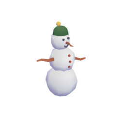 snowman with hat