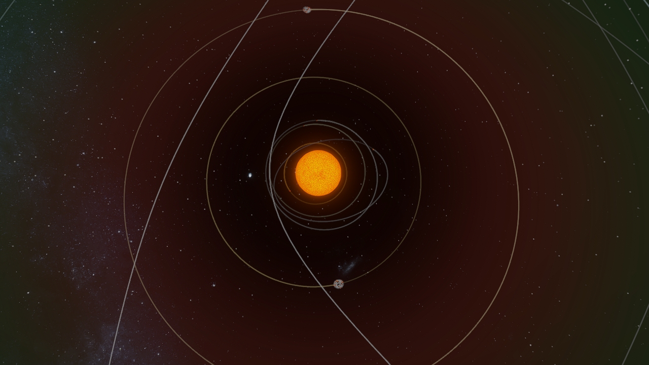 Future Solar System - Live View - Planets, Moons, Spacecraft