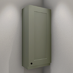 Rosemary Kitchen hanging cabinet 50 cm right - Sage green