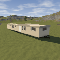 1970's 12x66 mobile home (unfurnished)