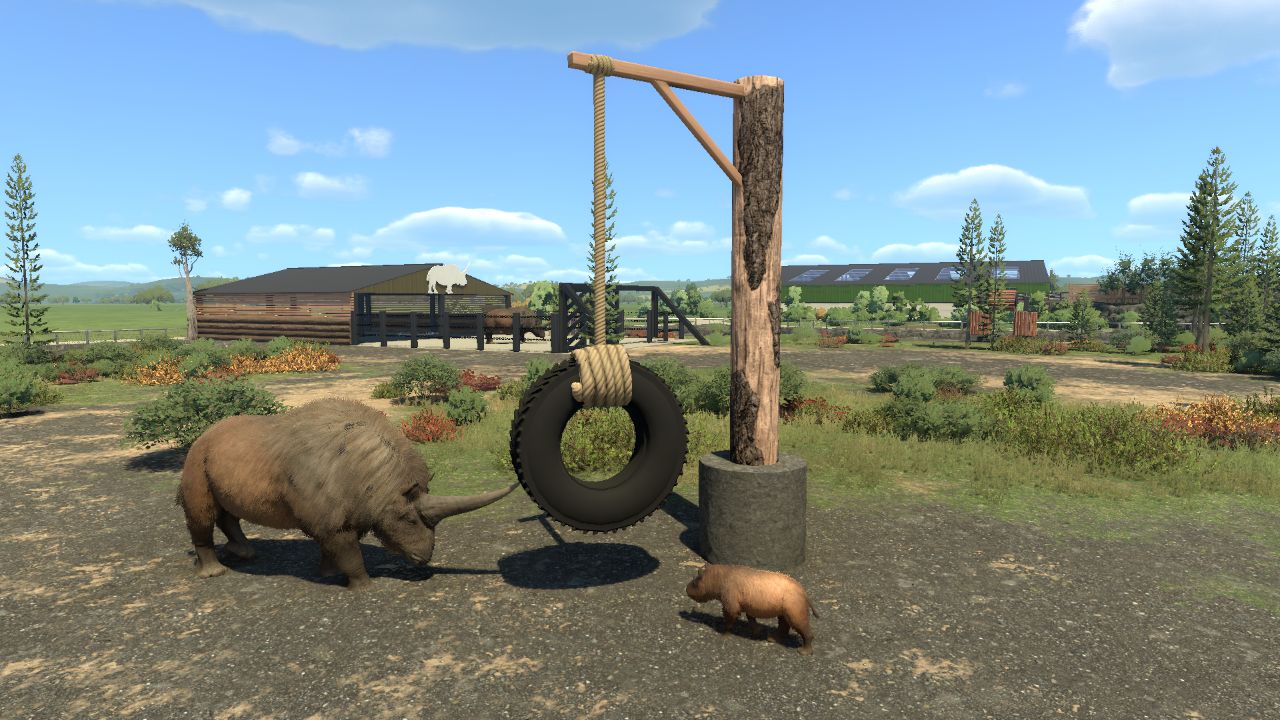 Hanging Tire Enrichment