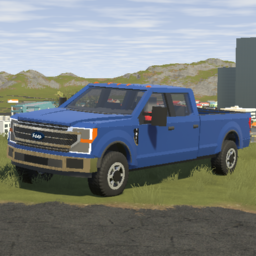 2020 Ford F-250 XL Bed Platinum [Low Poly]