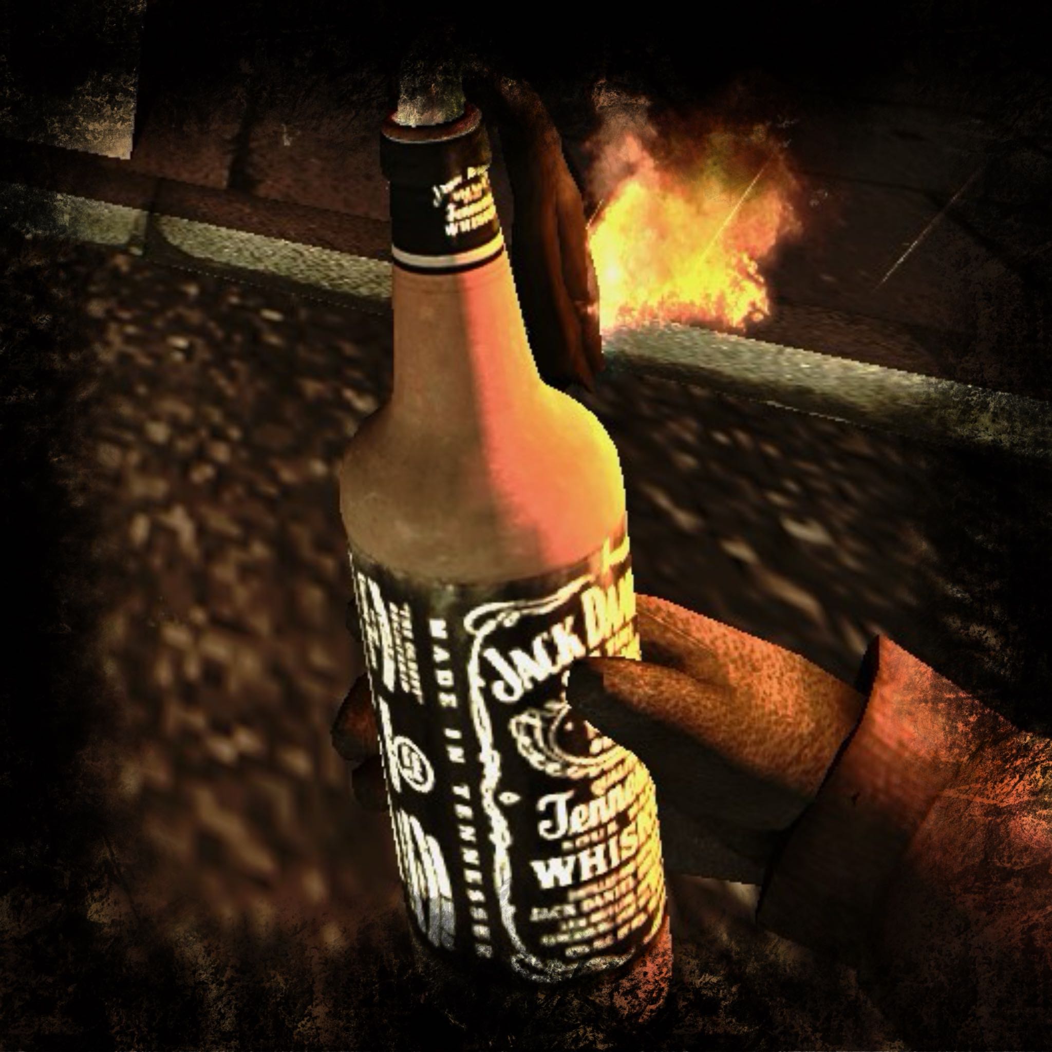 Terror-Strike + Jack Daniel's molotov
