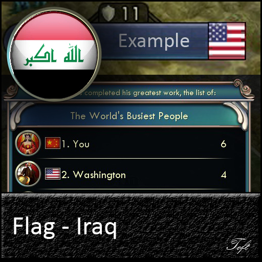 .Iraq - Toft Flags