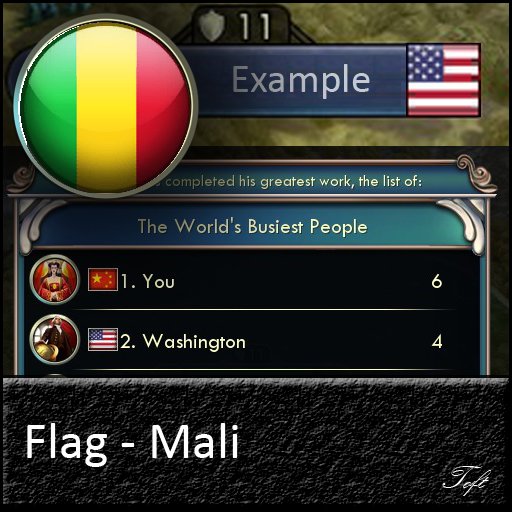 .Mali - Toft Flags