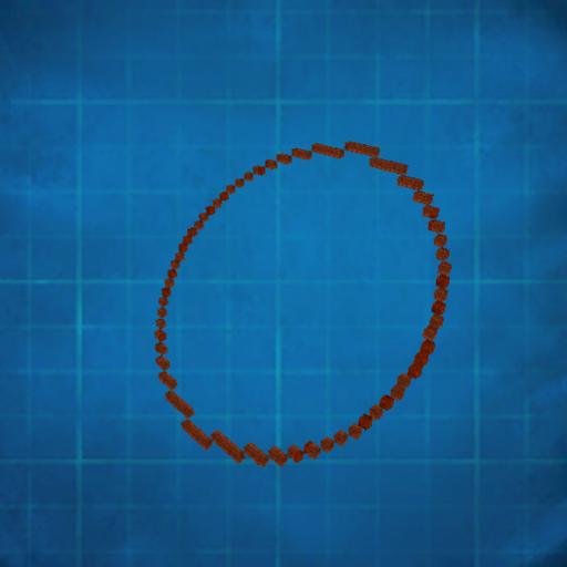 Diagonal Circle 2: 42x31