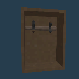 Horror Wooden Hook Shelf
