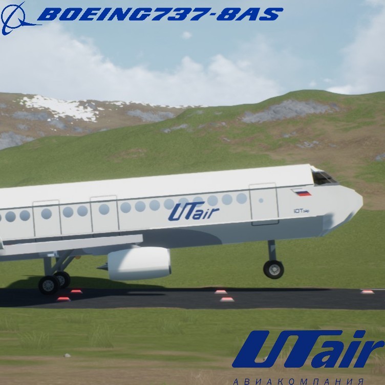 Softbody AIR LINER 737-8AS UTair