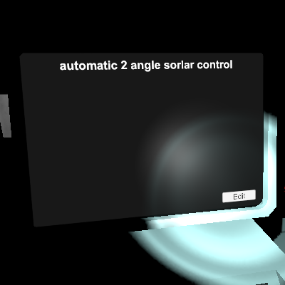 automatic 2 angle sorlar control