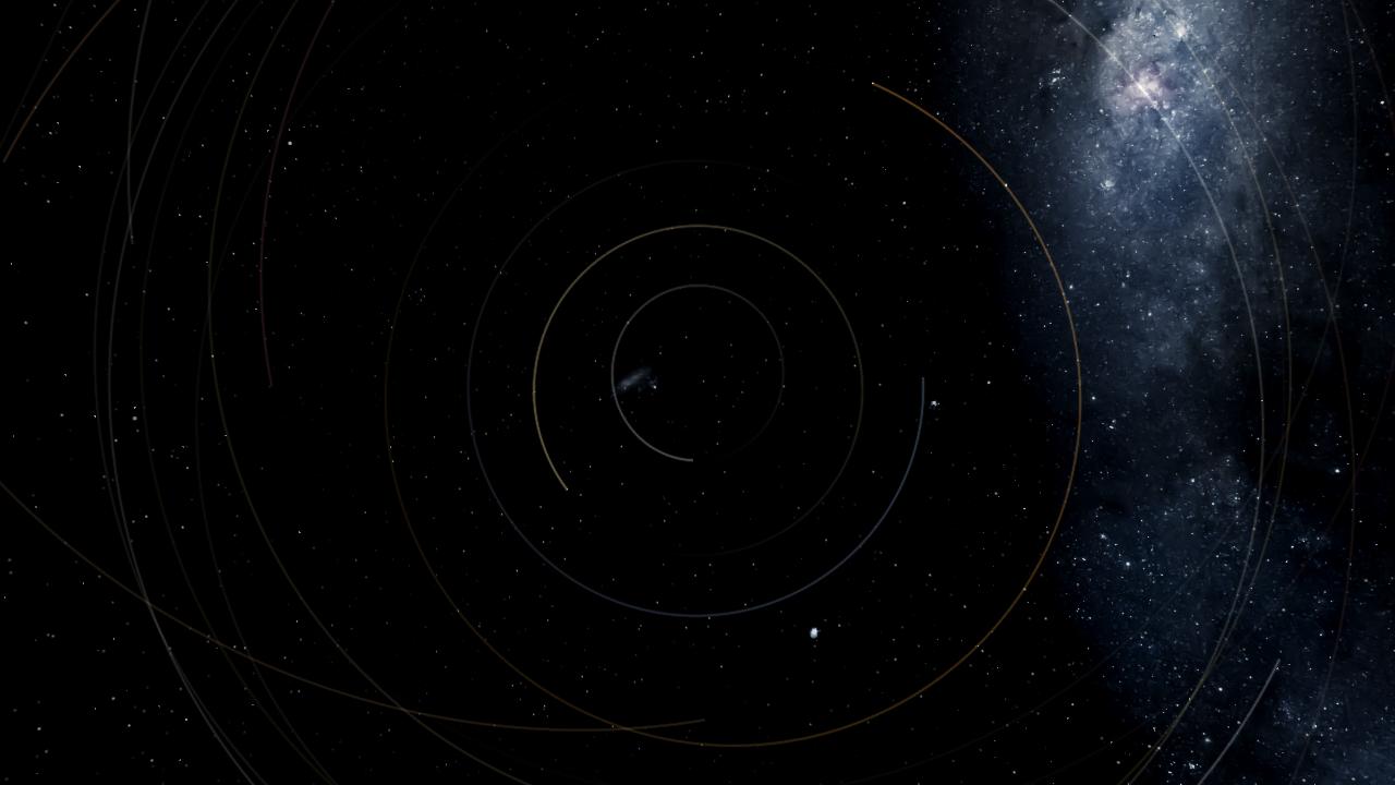 Solar System with Black Hole