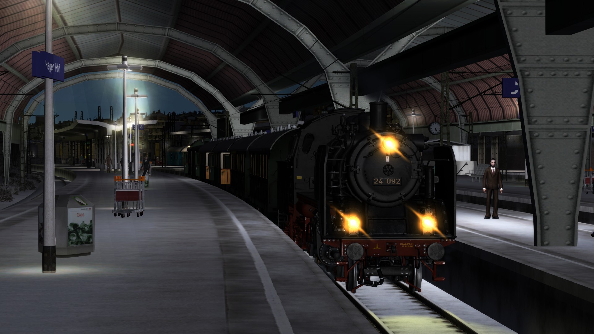 N.S304 DR Br 24 Stopping Passenger, Letmathe to Hagen